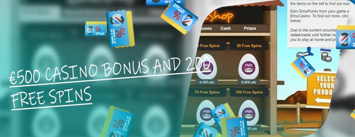 Emu casino free spins code 2019