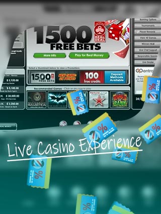 Live dealer casino no deposit bonus