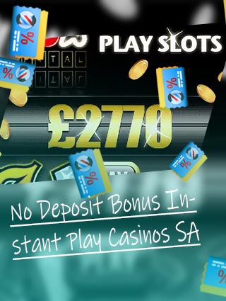 No deposit no wager slots in SA