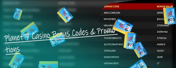 Planet 7 casino free chip codes
