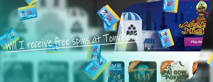 Tonybet casino free spins